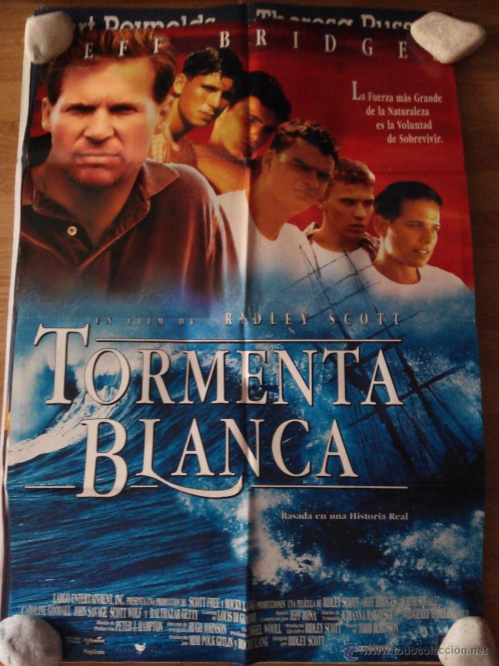 Cine: Tormenta blanca - aprox 70x100 Cartel ORIGINAL cine (L10)