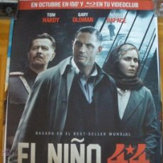 Cine: EL NIÑO 44 - TOM HARDY, GARY OLDMAN, NOOMI RAPACE, VINCENT CASSEL POSTER. Lote 53420387