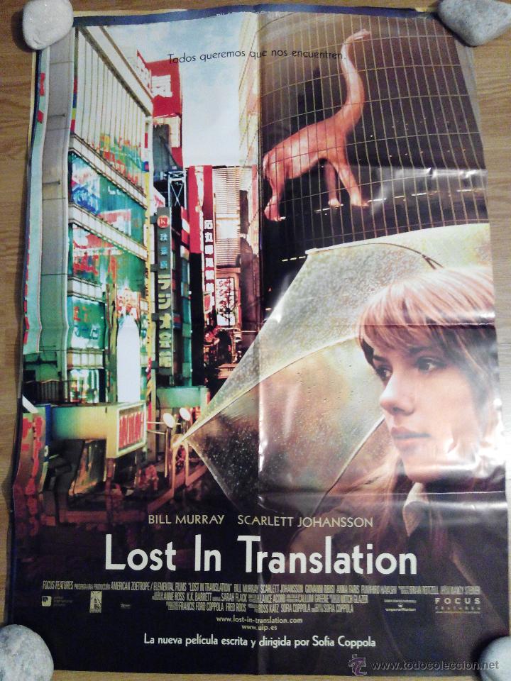 Cinema: Lost in translation - aprox 70x100 Cartel ORIGINAL cine (L11)