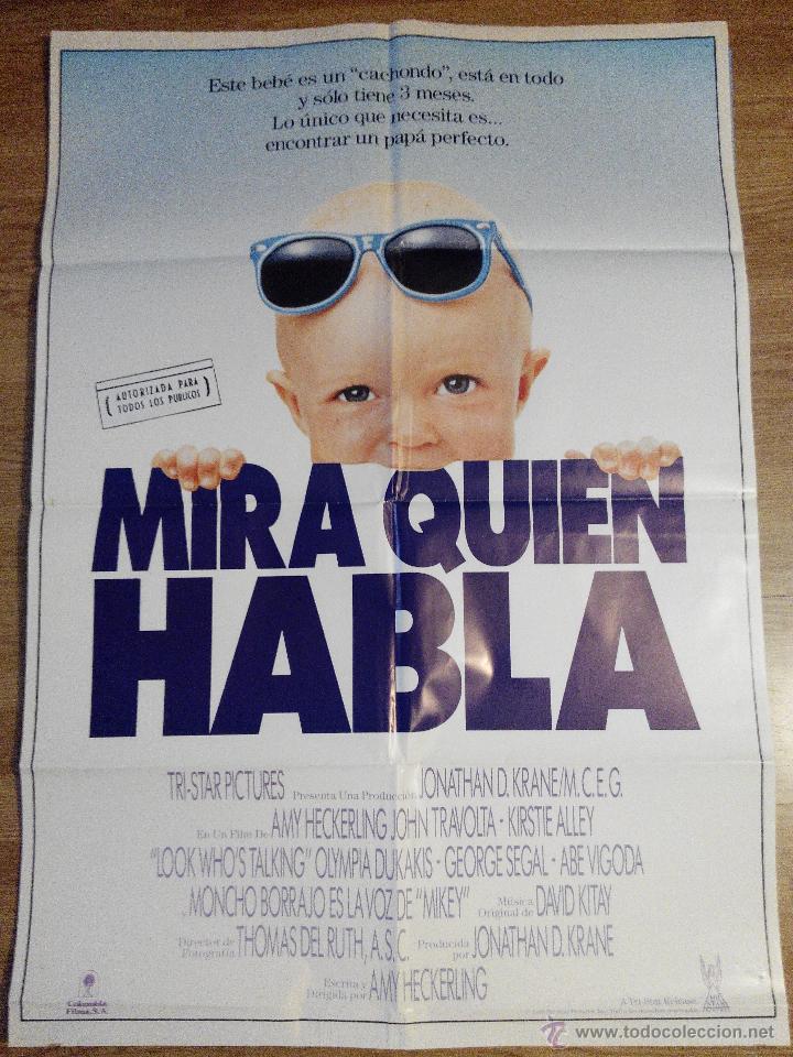Kino: Mira quien habla - aprox 70x100 Cartel ORIGINAL cine (L12)
