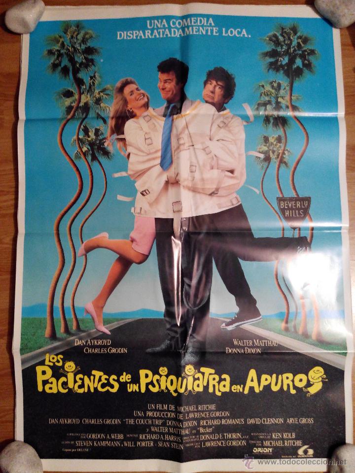 Cinema: Los pacientes de un psiquiatra en apuros - aprox 70x100 Cartel ORIGINAL cine (L14)
