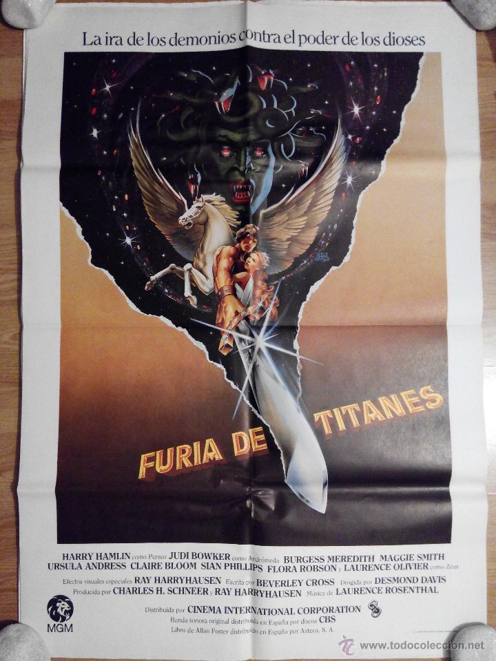 Kino: Furia de titanes - aprox 70x100 Cartel ORIGINAL cine (L14)