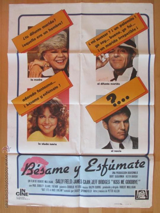 Cinema: CARTEL CINE, BESAME Y ESFUMATE, SALLY FIELD, JAMES CAAN, 1983, C826