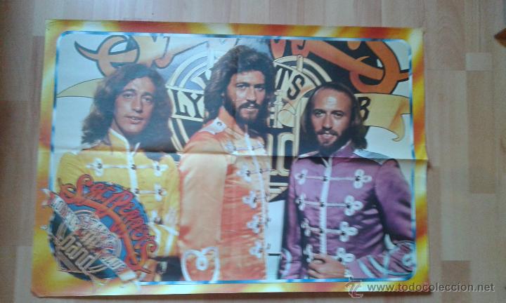 Cinema: CARTEL DE CINE.. SARGENTO PEPPER.. BEE GEES. BEATLES..60x84