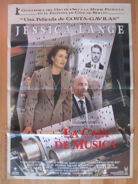 Kino: CARTEL CINE, LA CAJA DE MUSICA, JESSICA LANGE, 1989, C844