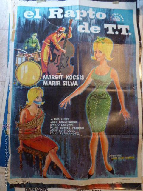 Cinema: EL RAPTO DE T.T. 1965. CARTEL DE CINE- MOVIE POSTER