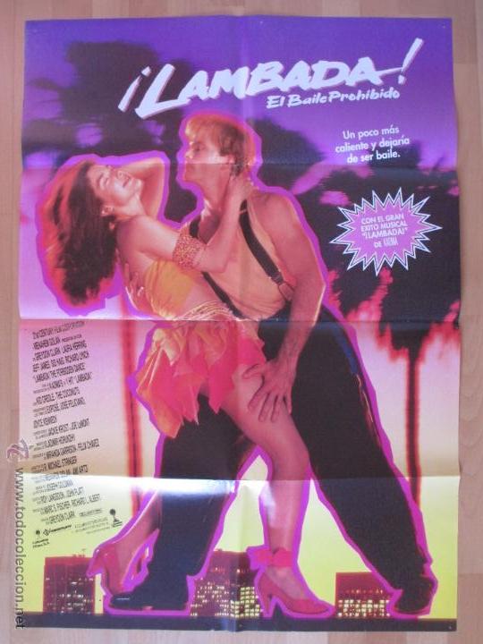 Kino: CARTEL CINE, LAMBADA, EL BAILE PROHIBIDO, GREYDON CLARK, 1990, C857