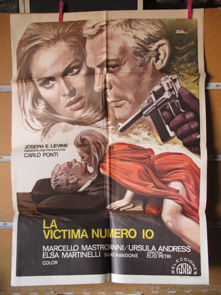 Cinema: POSTER1987 LA VICTIMA NUMERO 10