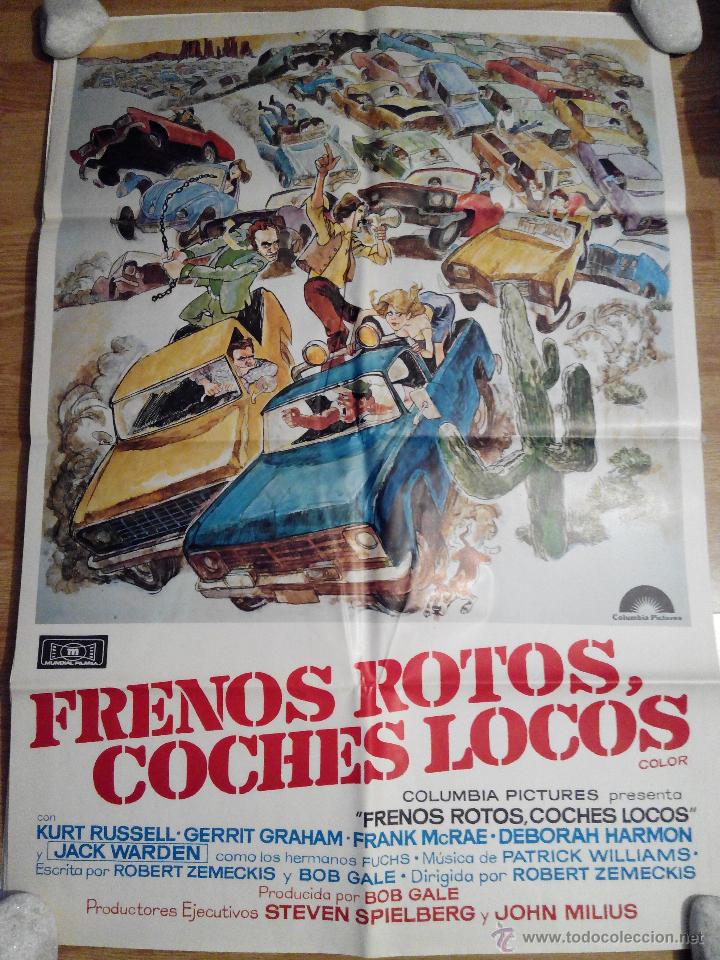 Cinema: Frenos rotos, coches locos - aprox 70x100 Cartel ORIGINAL cine (L15)