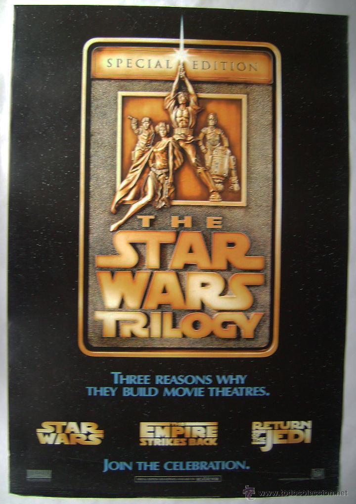 Cine: STAR WARS. TRILOGY. POSTER. - Foto 1