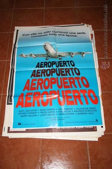 Cinema: CARTEL CINE AEROPUERTO BURT LANCASTER