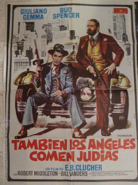 Cinema: TAMBIEN LOS ANGELES COMEN JUDIAS. CARTEL DE CINE - MOVIE POSTER
