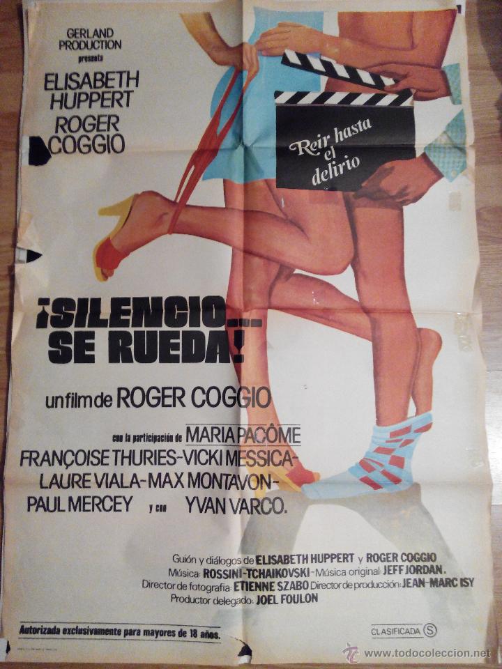 Cinema: Silencio, se rueda - aprox 70x100 Cartel ORIGINAL cine (L16)
