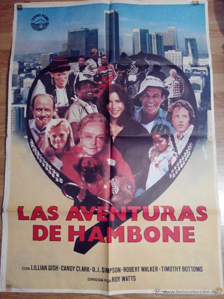 Cinema: Las aventuras de Hambone - aprox 70x100 Cartel ORIGINAL cine (L16)