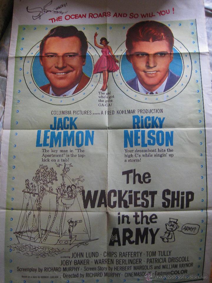 Cinema: Comando del Pac&iacute;fico cartel Estados Unidos The Wackiest Ship in the Army Jack Lemmon Ricky Nelson