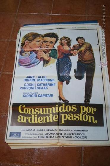 Cinema: CARTEL CINE CONSUMIDOS POR ARDIENTE PASION