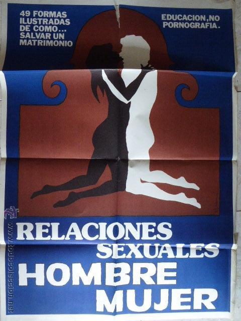 Cinema: RELACIONES SEXUALES HOMBRE MUJER CARTEL DE CINE - MOVIE POSTER