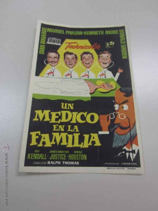 Cinema: UN MEDICO EN LA FAMILIA DIRK BOGARDE POSTER ORIGINAL 70X100 ESTRENO