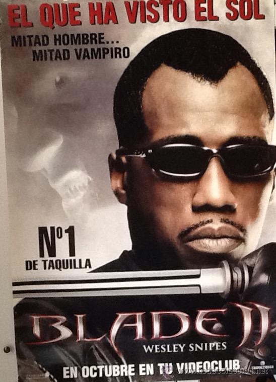 Cine: BLADE. CARTEL DE VIDEO CLUB...ENVIO INCLUIDO EN EL PRECIO.