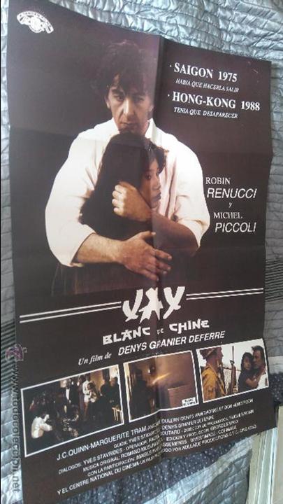Kino: VAY. BLANC DE CHINE. POSTER. CARTEL. 70 X 100. ORIGINAL. DOBLADO, BUEN ESTADO