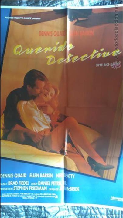 Kino: QUERIDO DETECTIVE. POSTER. CARTEL. 70 X 100. ORIGINAL. MOVIE. BUEN ESTADO