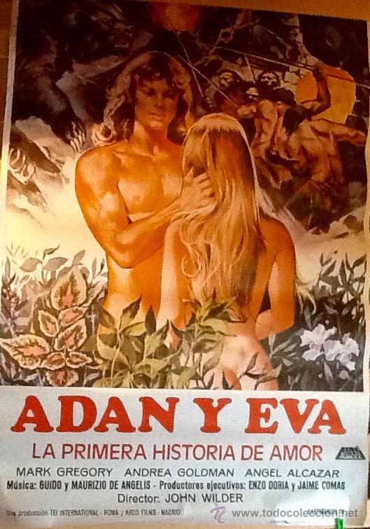 Cine: CARTEL PELICULA. ADAN Y EVA 1983.ENVIO INCLUIDO EN EL PRECIO.