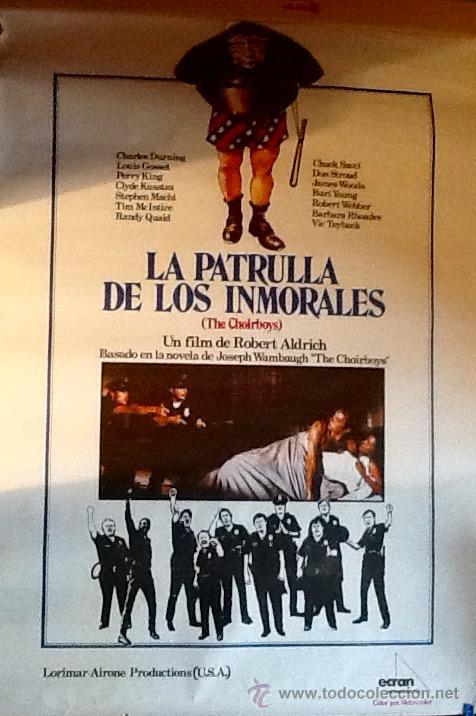 Cinema: CARTEL PELICULA. PATRULLA DE LOS INMORALES. .ENVIO INCLUIDO EN EL PRECIO.