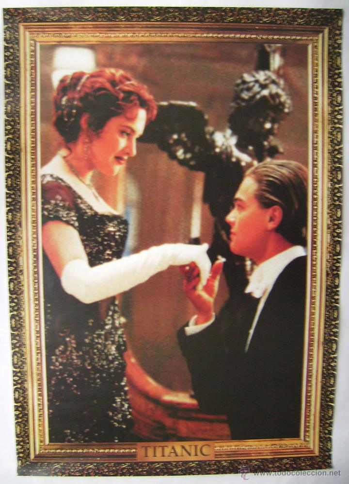 Kino: TITANIC, con Leonardo DiCaprio. POSTER. 59,5 X 84 cms.
