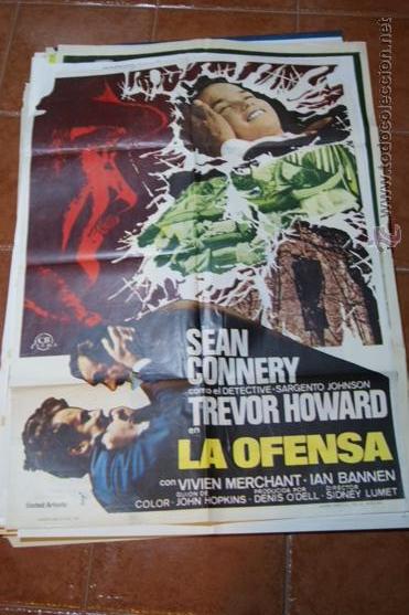 Kino: CARTEL CINE LA OFENSA SEAN CONNERY