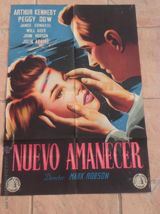 Kino: NUEVO AMANECER - 1951 - ARTHUR KENNEDY - POSTER ORIGINAL - 70X100 - EL DE SU ESTRENO
