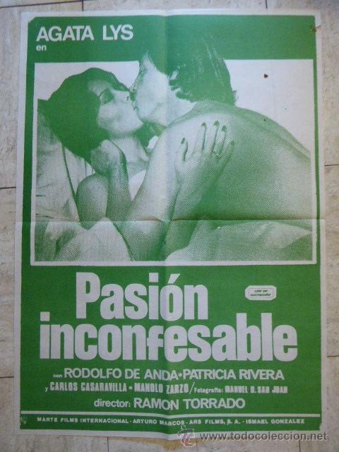 Cine: PASION INCONFESABLE. CARTEL DE CINE - MOVIE POSTER