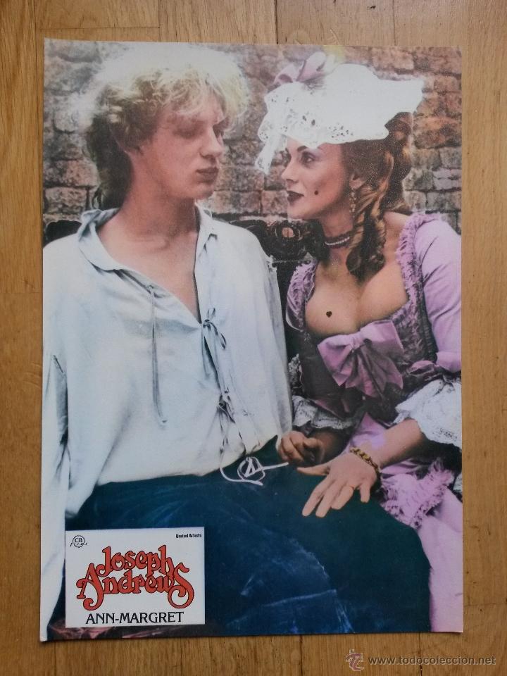 Cine: Cartelera de cine, joseph andrews con an margret de 33,5 x 23,5 cms. escrito detras