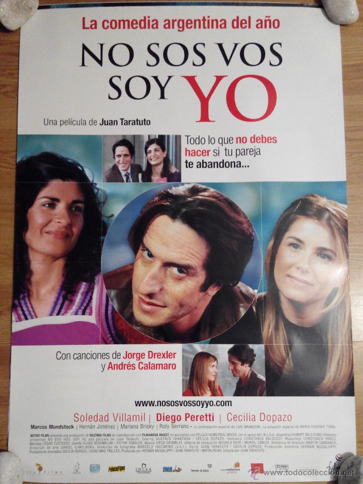 Cine: No sos vos soy yo - aprox 70x100 Cartel ORIGINAL cine (L18)