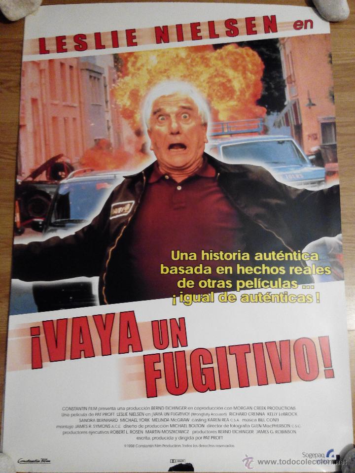 Cine: Vaya un fugitivo - aprox 70x100 Cartel ORIGINAL cine (L18)