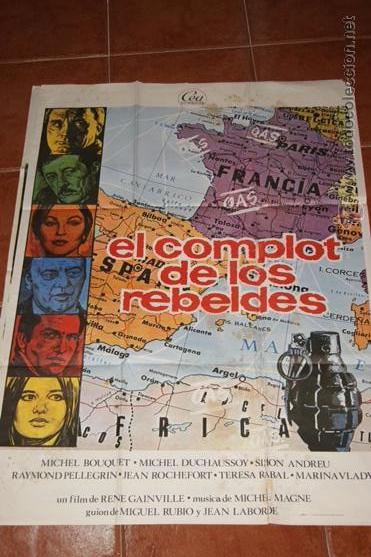 Cinema: CARTEL CINE EL COMPLOT DE LOS REBELDES