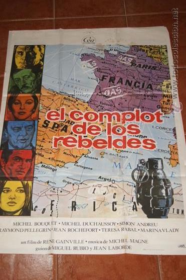Cinema: CARTEL CINE EL COMPLOT DE LOS REBELDES