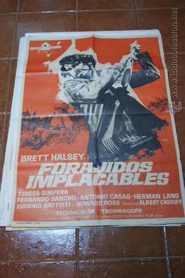 Cine: CARTEL CINE FORAJIDOS IMPLACABLES - Foto 1