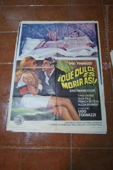 Cine: CARTEL CINE QUE DULCE ES MORIR ASI