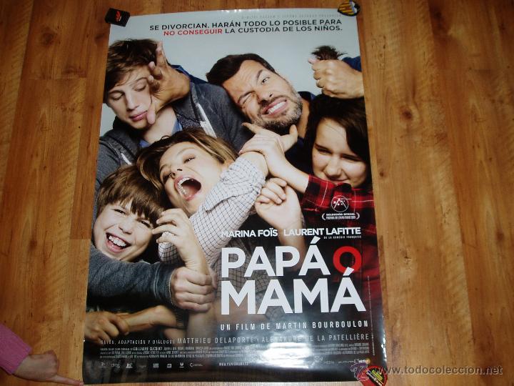 Cine: PAPA O MAMA. POSTER O CARTEL ORIGINAL DE LA PELICULA. MUY BUEN ESTADO.
