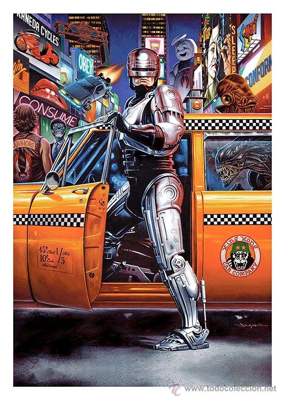 Robocop Taxi Driver Alien Etc Lamina Cart Buy Science Fiction Film Posters At Todocoleccion 128514018