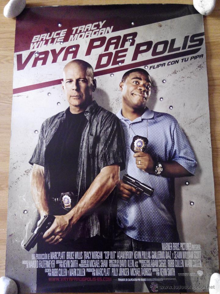 Cine: Vaya par de polis - aprox 70x100 Cartel ORIGINAL cine (L18)