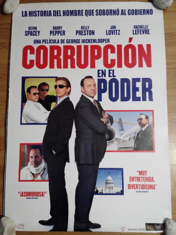Cine: Corrupci&oacute;n en el poder - aprox 70x100 Cartel ORIGINAL cine (L18)
