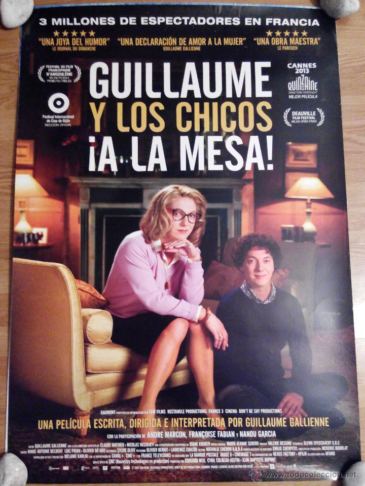 Cine: Guillaume y los chicos, a la mesa - aprox 70x100 Cartel ORIGINAL cine (L19)