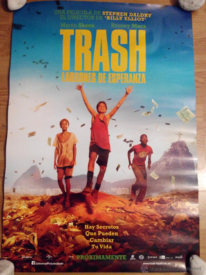 Cinema: Trash - aprox 70x100 Cartel ORIGINAL cine (L20)