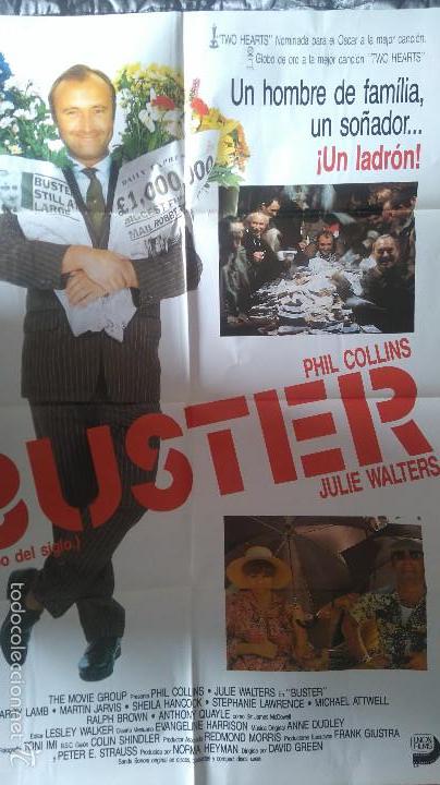 Cine: BUSTER. CARTEL ORIGINAL. 70 X 100. BUEN ESTADO. DOBLADO. BUEN ESTADO