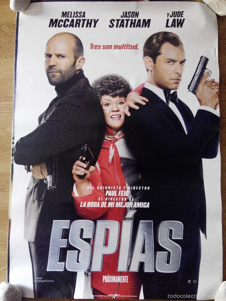Cinema: Esp&iacute;as - aprox 70x100 Cartel ORIGINAL cine (L22)