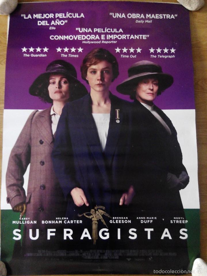 Cinema: Sufragistas - aprox 70x100 Cartel ORIGINAL cine (L23)