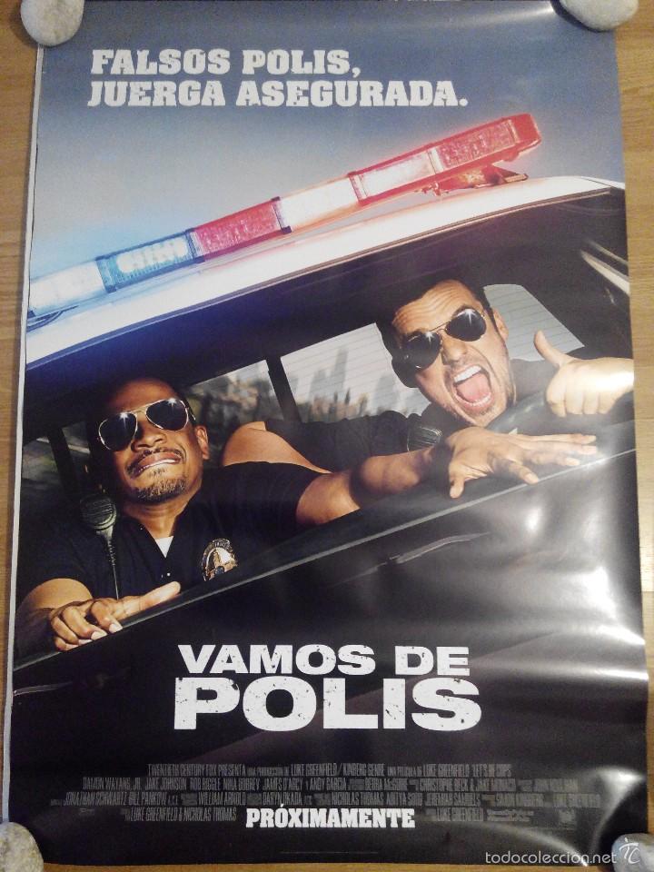 Cinema: Vamos de polis - aprox 70x100 Cartel ORIGINAL cine (L24)