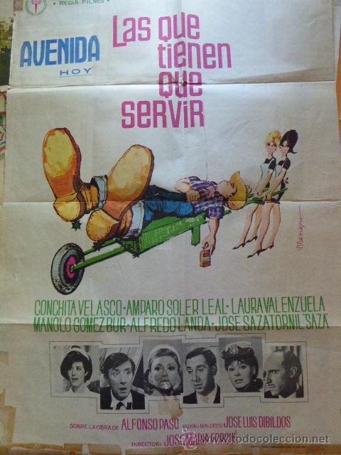 Cin&eacute;ma: LAS QUE TIENEN QUE SERVIR. CARTEL DE CINE. MOVIE POSTER. 100X70 CM