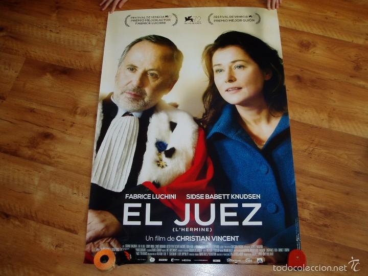 Cin&eacute;ma: EL JUEZ. POSTER O CARTEL ORIGINAL PELICULA. BUEN ESTADO.